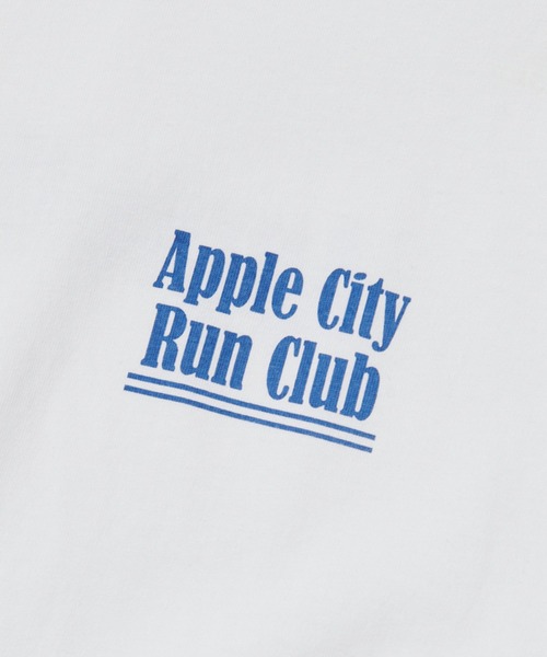 PARROTT CANVAS(パロットキャンバス)の「PARROTT CANVAS/パロットキャンバス Run Club L/S Tee Tシャツ(Tシャツ/カットソー・メンズ・オフホワイト/ネイビー・FREE)」の9枚目の写真