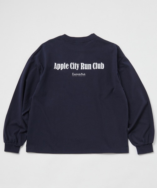 PARROTT CANVAS(パロットキャンバス)の「PARROTT CANVAS/パロットキャンバス Run Club L/S Tee Tシャツ(Tシャツ/カットソー・メンズ・オフホワイト/ネイビー・FREE)」の14枚目の写真