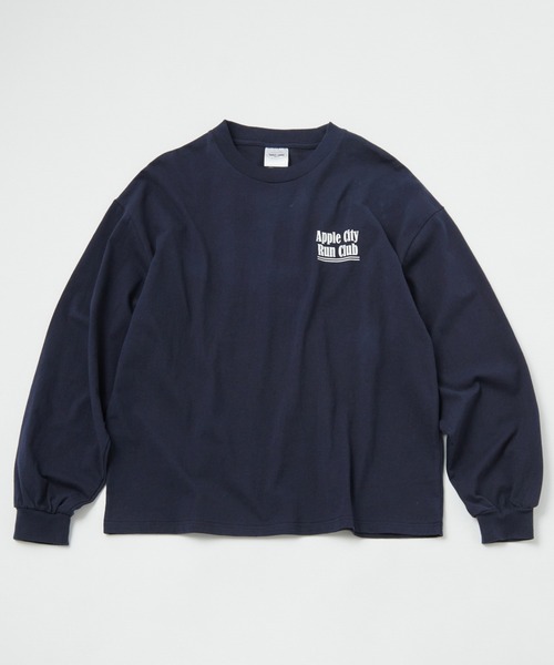 PARROTT CANVAS(パロットキャンバス)の「PARROTT CANVAS/パロットキャンバス Run Club L/S Tee Tシャツ(Tシャツ/カットソー・メンズ・オフホワイト/ネイビー・FREE)」の13枚目の写真