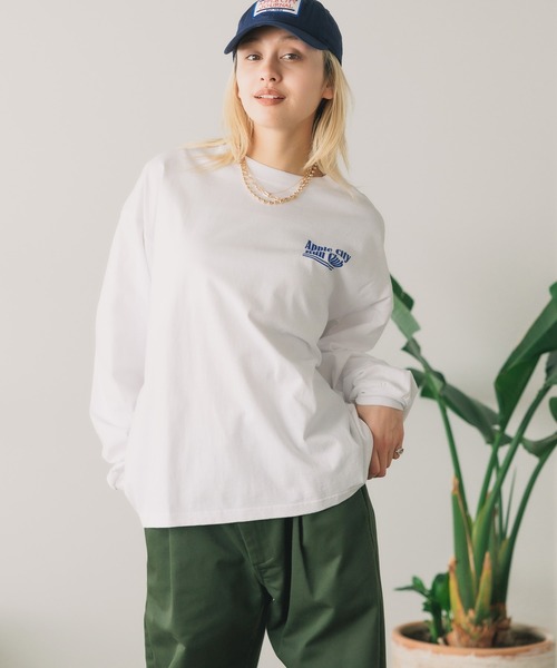 PARROTT CANVAS(パロットキャンバス)の「PARROTT CANVAS/パロットキャンバス Run Club L/S Tee Tシャツ(Tシャツ/カットソー・メンズ・オフホワイト/ネイビー・FREE)」の19枚目の写真