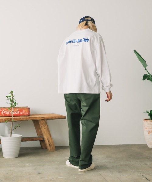 PARROTT CANVAS(パロットキャンバス)の「PARROTT CANVAS/パロットキャンバス Run Club L/S Tee Tシャツ(Tシャツ/カットソー・メンズ・オフホワイト/ネイビー・FREE)」の22枚目の写真