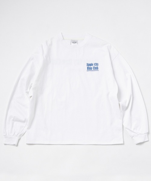PARROTT CANVAS(パロットキャンバス)の「PARROTT CANVAS/パロットキャンバス Run Club L/S Tee Tシャツ(Tシャツ/カットソー・メンズ・オフホワイト/ネイビー・FREE)」の18枚目の写真