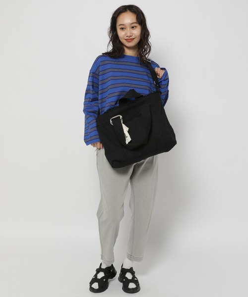 niko and...(ニコアンド)の「COLORマイスターロングTEE(Tシャツ/カットソー・レディース・オフホワイト/ブルー/ホワイト/ピンク/イエロー・BIG(L)/SHORT)」の13枚目の写真