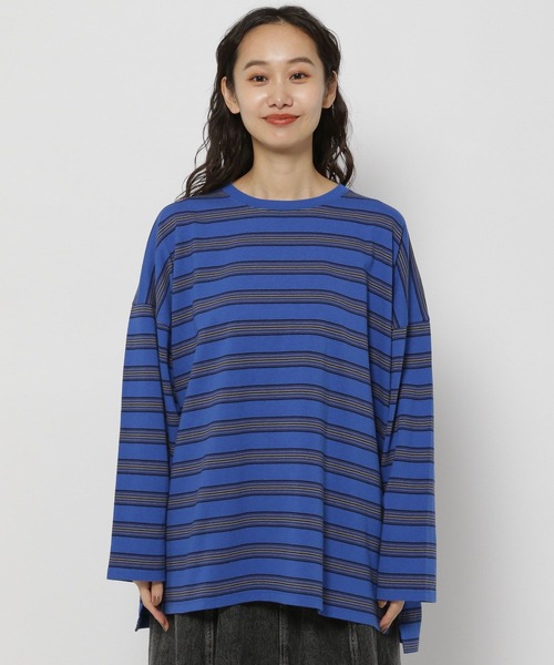 niko and...(ニコアンド)の「COLORマイスターロングTEE(Tシャツ/カットソー・レディース・オフホワイト/ブルー/ホワイト/ピンク/イエロー・BIG(L)/SHORT)」の14枚目の写真