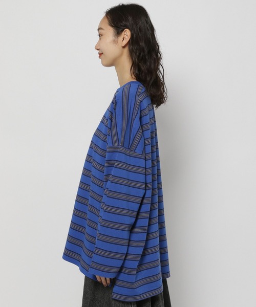 niko and...(ニコアンド)の「COLORマイスターロングTEE(Tシャツ/カットソー・レディース・オフホワイト/ブルー/ホワイト/ピンク/イエロー・BIG(L)/SHORT)」の17枚目の写真