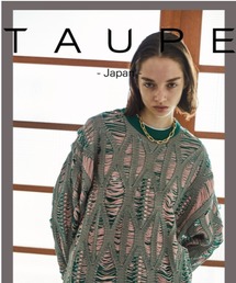 【TAUPE】LACE ARAN CREW-NECK KNIT Cable Crew Neck Sweater with Pockets | Home Of The Aran Sweater