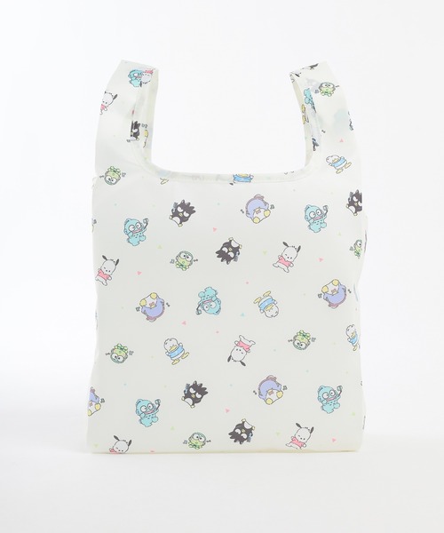 Honeys（ハニーズ）の「サンリオキャラクターズ／お弁当エコバッグ（エコバッグ/サブバッグ・レディース・イエロー/ブルー系その他/ホワイト/ブルー/グレー/ピンク/ミント/ブラック・FREE）」の2枚目の写真