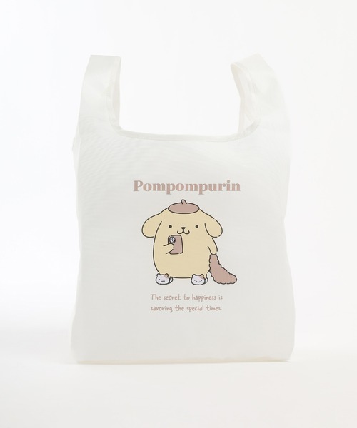 Honeys（ハニーズ）の「サンリオキャラクターズ／お弁当エコバッグ（エコバッグ/サブバッグ・レディース・イエロー/ブルー系その他/ホワイト/ブルー/グレー/ピンク/ミント/ブラック・FREE）」の7枚目の写真