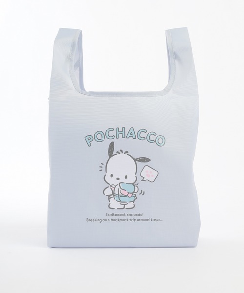 Honeys（ハニーズ）の「サンリオキャラクターズ／お弁当エコバッグ（エコバッグ/サブバッグ・レディース・イエロー/ブルー系その他/ホワイト/ブルー/グレー/ピンク/ミント/ブラック・FREE）」の6枚目の写真