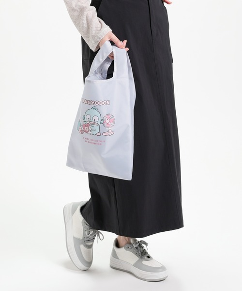 Honeys（ハニーズ）の「サンリオキャラクターズ／お弁当エコバッグ（エコバッグ/サブバッグ・レディース・イエロー/ブルー系その他/ホワイト/ブルー/グレー/ピンク/ミント/ブラック・FREE）」の22枚目の写真