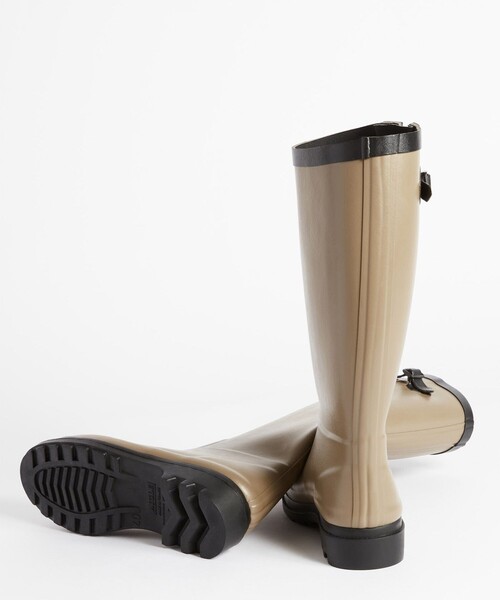 AIGLE(エーグル)の「防水 エーグランティーヌ2 ラバー ロングブーツ(レインシューズ・レディース・ブラック/ライトベージュ・36/35/38/37/40/39/41)」の14枚目の写真