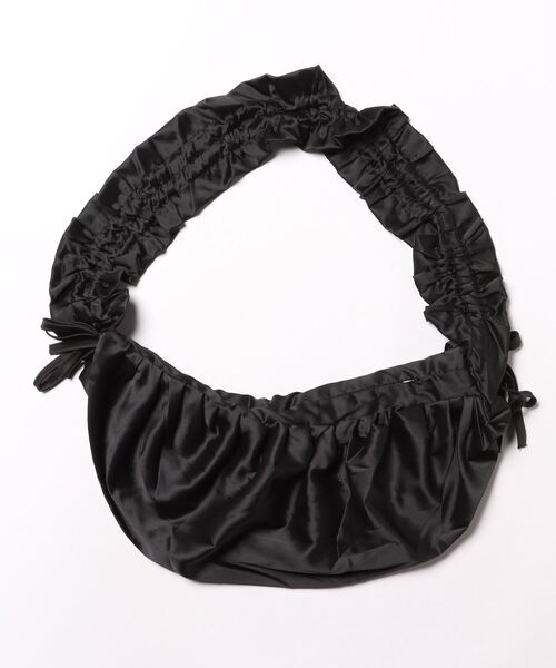 Jasmine Grandiflorum(ジャスミングランディフローラム)の「【Jasmine】2WAYリボンショルダーバッグ(ショルダーバッグ・レディース・パープル/ベージュ/ブラック・FREE)」の8枚目の写真
