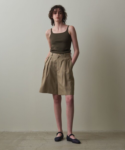 Steven Alan(スティーブンアラン)の「<Steven Alan>コットン フライス キャミソール(キャミソール・レディース・オリーブ/オフホワイト/ネイビー/オレンジ/ベージュ/ブラック/ライラック・FREE)」の10枚目の写真