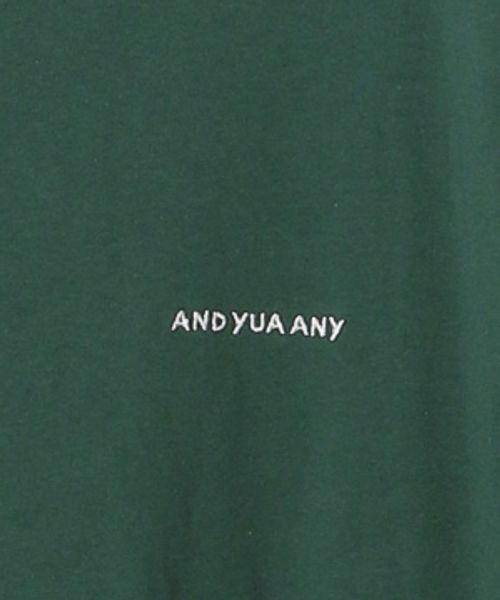 GLOBAL WORK(グローバルワーク)の「USAロゴ刺繍T半袖/AND YUA ANY/976553(Tシャツ/カットソー・キッズ・その他1/チャコールグレー/ブルー/グリーン/ネイビー/セージグリーン/パープル・160cm/150cm/170cm)」の10枚目の写真