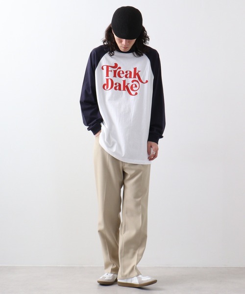 RGY(アールジーワイ)の「RGY FREAK DAKE ラグランロンT(Tシャツ/カットソー・メンズ・ネイビー/ブラック/バーガンディー・L/XL/M)」の7枚目の写真