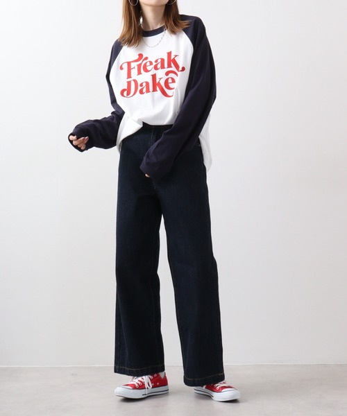 RGY(アールジーワイ)の「RGY FREAK DAKE ラグランロンT(Tシャツ/カットソー・メンズ・ネイビー/ブラック/バーガンディー・L/XL/M)」の20枚目の写真