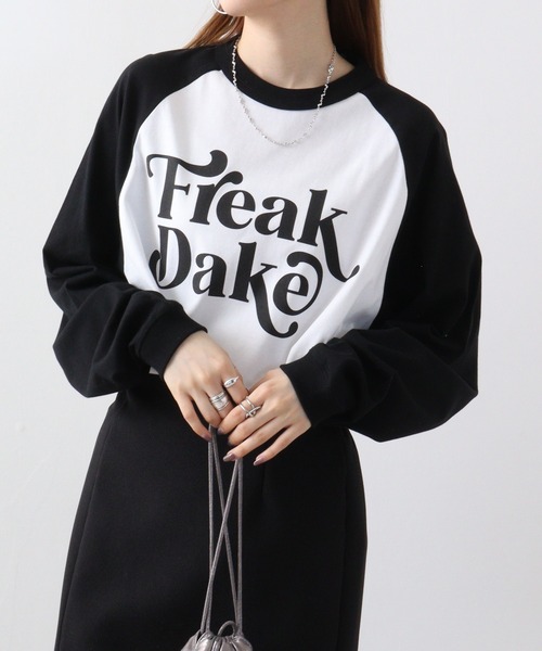 RGY(アールジーワイ)の「RGY FREAK DAKE ラグランロンT(Tシャツ/カットソー・メンズ・ネイビー/ブラック/バーガンディー・L/XL/M)」の13枚目の写真