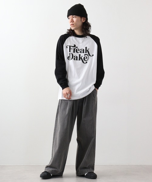 RGY(アールジーワイ)の「RGY FREAK DAKE ラグランロンT(Tシャツ/カットソー・メンズ・ネイビー/ブラック/バーガンディー・L/XL/M)」の12枚目の写真