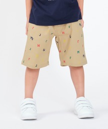 Moujonjon | ロゴ総柄ストレッチダンプ5分丈ハーフパンツ(その他パンツ)
