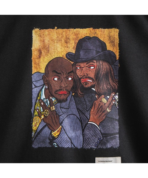 APPLEBUM(アップルバム)の「”2 Of Amerikaz Most Wanted” T-shirt(Tシャツ/カットソー・メンズ・アイボリー/ブラック・XX-LARGE/X-LARGE/LARGE/MEDIUM)」の6枚目の写真