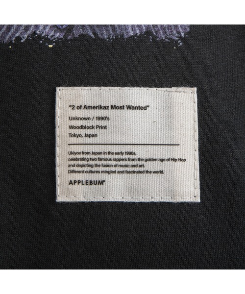 APPLEBUM(アップルバム)の「”2 Of Amerikaz Most Wanted” T-shirt(Tシャツ/カットソー・メンズ・アイボリー/ブラック・XX-LARGE/X-LARGE/LARGE/MEDIUM)」の5枚目の写真