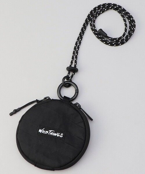WILD THINGS（ワイルドシングス）の「WILDTHINGS/ワイルドシングス CIRCLE NECK WALLET / サークルネック ウォレット（財布・メンズ・オリーブ/ブラック/ベージュ・ONE SIZE）」の2枚目の写真