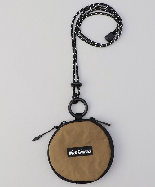 WILD THINGS（ワイルドシングス）の「WILDTHINGS/ワイルドシングス CIRCLE NECK WALLET / サークルネック ウォレット（財布・メンズ・オリーブ/ブラック/ベージュ・ONE SIZE）」の4枚目の写真