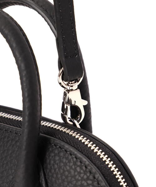 JISTORY(ジストリー)の「JISTORY/ジストリー/LEATHER MINI BOSTON BAG(ショルダーバッグ・レディース・ブラック/ブラウン・FREE/F)」の11枚目の写真