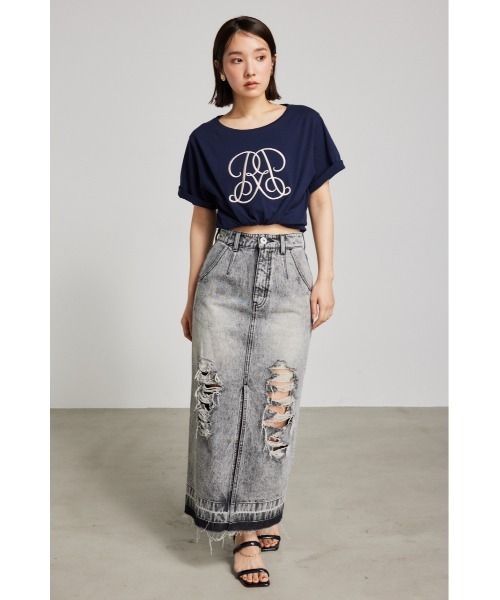 rienda（リエンダ）の「WRR Tシャツ 夏服 夏服（Tシャツ/カットソー・レディース・ピンク/ホワイト/レッド系その他/ブラック/ネイビー/ピンク系その他/ブルー系その他・FREE）」の22枚目の写真