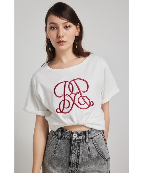 rienda（リエンダ）の「WRR Tシャツ 夏服 夏服（Tシャツ/カットソー・レディース・ピンク/ホワイト/レッド系その他/ブラック/ネイビー/ピンク系その他/ブルー系その他・FREE）」の10枚目の写真