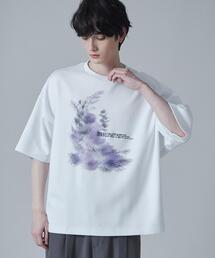 LUCY（ルーシー）の「LUCY/トロミドルマンフラワーモチーフT（Tシャツ/カットソー）」
