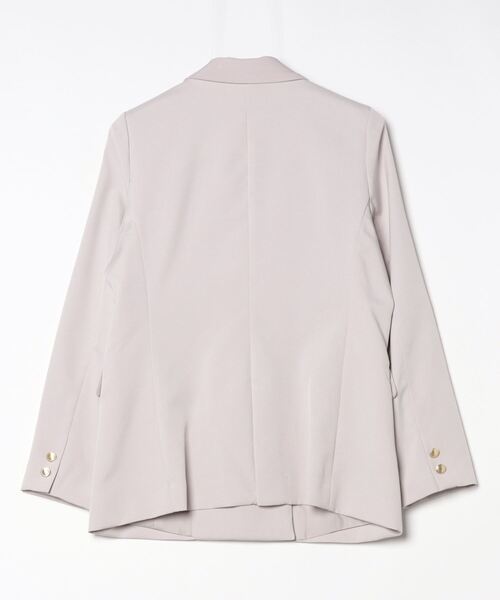 TRUDEA（トルディア）の「ダブルクロス ダブル釦ジャケット（テーラードジャケット・レディース・ネイビー/ライトグレー/ブラック・SMALL/MEDIUM/LARGE/X-LARGE）」の4枚目の写真
