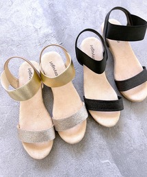 masyugirl（マシュガール）の「【4E幅広・大きいサイズ】4cmウェッジソール ゴムサンダル（サンダル）」