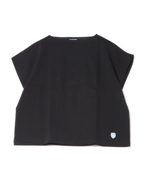 ORCIVAL(オーシバル)の「FRENCH SLEEVE BOAT NECK P.O.(Tシャツ/カットソー・レディース・ホワイト/その他1/その他2/ブラック・1)」の3枚目の写真