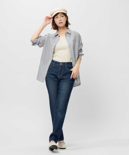 EDWIN(エドウィン)の「【接触冷感】【EDWIN】COOL TAPERED(デニムパンツ・レディース・ダークインディゴブルー・XS/S/L/M)」の13枚目の写真