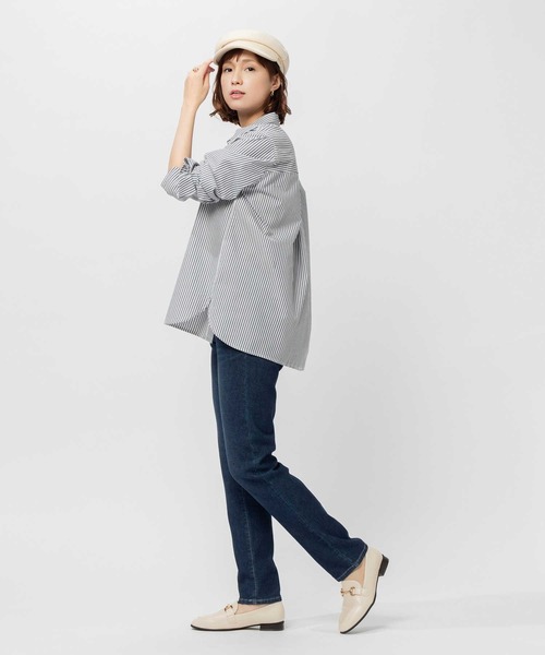 EDWIN(エドウィン)の「【接触冷感】【EDWIN】COOL TAPERED(デニムパンツ・レディース・ダークインディゴブルー・XS/S/L/M)」の11枚目の写真