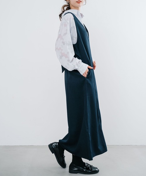 ANNA LUNA（アンナルナ）の「【ANNA LUNA】1枚でトレンド感満載の上品見え花柄ジャガードシャツブラウス（シャツ/ブラウス・レディース・パープル/ブラック/オフホワイト・LARGE/MEDIUM/X-LARGE）」の7枚目の写真