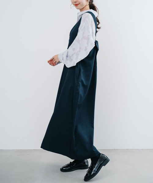 ANNA LUNA（アンナルナ）の「【ANNA LUNA】1枚でトレンド感満載の上品見え花柄ジャガードシャツブラウス（シャツ/ブラウス・レディース・パープル/ブラック/オフホワイト・LARGE/MEDIUM/X-LARGE）」の9枚目の写真
