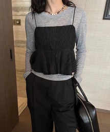TOPS　Tシャツ＆キャミソール２点セット