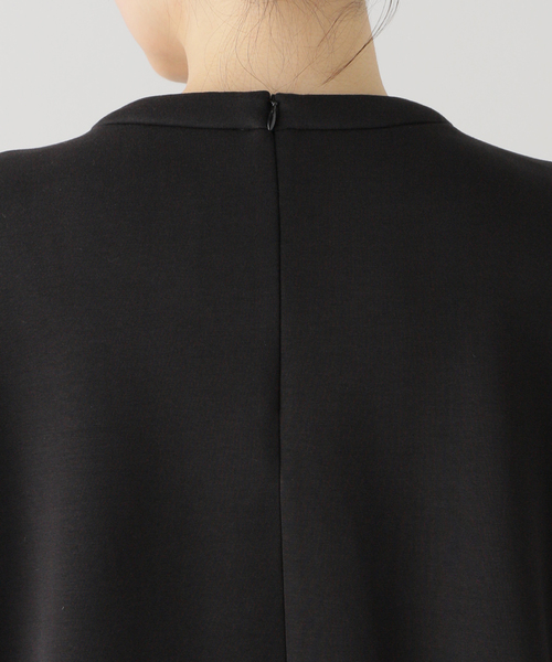 CLANE（クラネ）の「【CLANE/クラネ】 BULKY LINE HALF SLEEVE TOPS 16105-1262（Tシャツ/カットソー・レディース・ブラック/ホワイト・MEDIUM）」の21枚目の写真