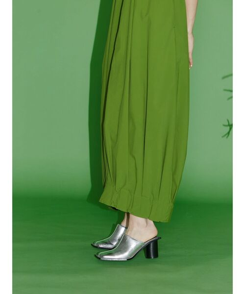 UN3D.(アンスリード)の「TUCK COCOON OP / タックコクーンワンピース(ワンピース・レディース・ライム/ブラック・36/38)」の17枚目の写真