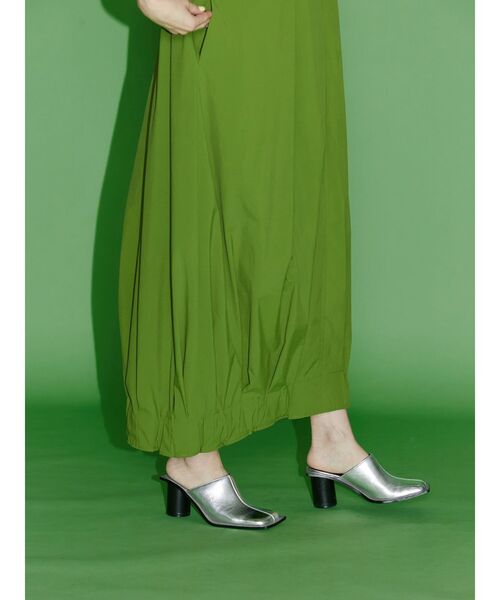 UN3D.(アンスリード)の「TUCK COCOON OP / タックコクーンワンピース(ワンピース・レディース・ライム/ブラック・36/38)」の18枚目の写真