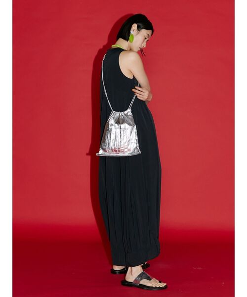 UN3D.(アンスリード)の「TUCK COCOON OP / タックコクーンワンピース(ワンピース・レディース・ライム/ブラック・36/38)」の21枚目の写真