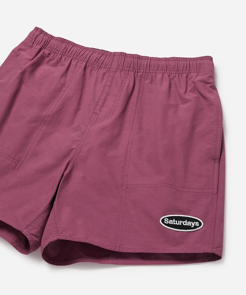 Saturdays NYC(サタデーズ ニューヨークシティ )の「TALLEY PATCH LOGO SWIMSHORT(その他パンツ・メンズ・オリーブ/ベージュ・M/S)」の4枚目の写真