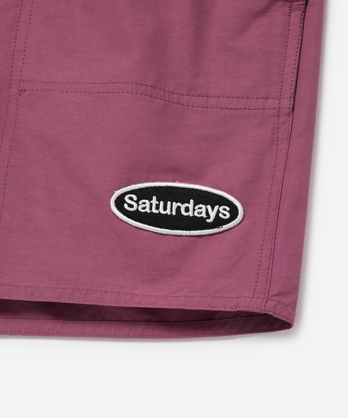 Saturdays NYC(サタデーズ ニューヨークシティ )の「TALLEY PATCH LOGO SWIMSHORT(その他パンツ・メンズ・オリーブ/ベージュ・M/S)」の5枚目の写真