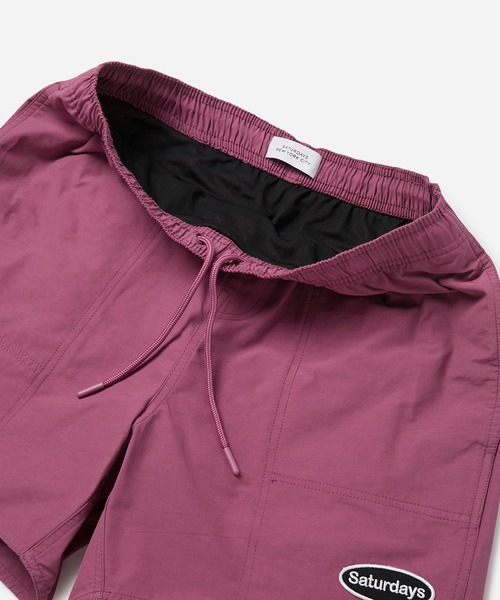 Saturdays NYC(サタデーズ ニューヨークシティ )の「TALLEY PATCH LOGO SWIMSHORT(その他パンツ・メンズ・オリーブ/ベージュ・M/S)」の9枚目の写真
