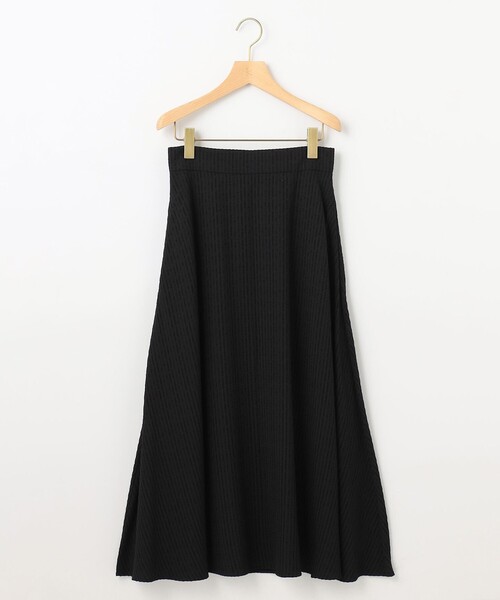 【セール】ステッチストライプドビー フレアスカート（スカート）｜組曲（クミキョク）