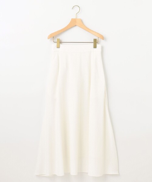 【セール】ステッチストライプドビー フレアスカート（スカート）｜組曲（クミキョク）