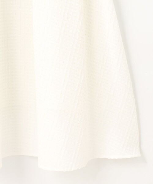 【セール】ステッチストライプドビー フレアスカート（スカート）｜組曲（クミキョク）