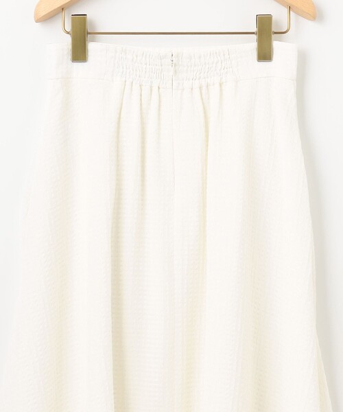 【セール】ステッチストライプドビー フレアスカート（スカート）｜組曲（クミキョク）